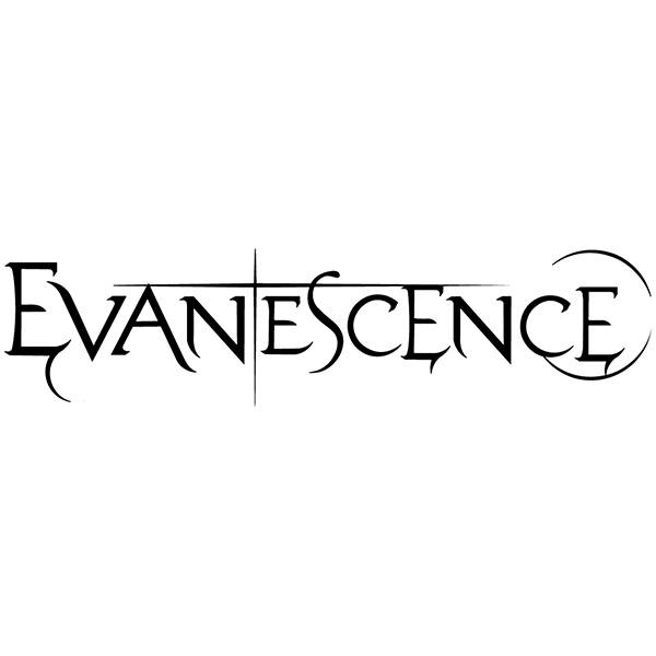 Adesivi per Auto e Moto: EVANESCENCE con Tipograf&iacute;a Estilizada