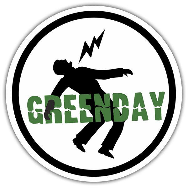 Adesivi per Auto e Moto: Green Day Danger