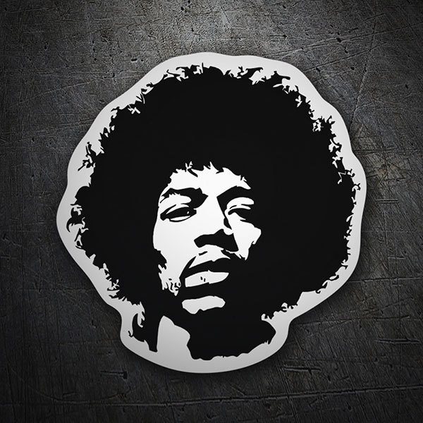 Adesivi per Auto e Moto: Jimi Hendrix Classic