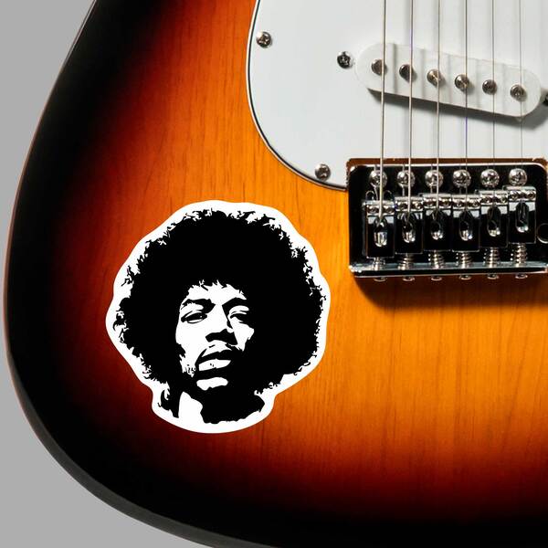 Adesivi per Auto e Moto: Jimi Hendrix Classic 5