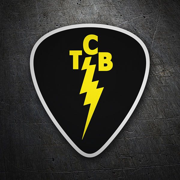 Logo TCB di Elvis con Fulmine 0