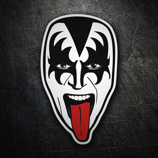 Volto di Gene Simmons con Lingua di Fuori 0