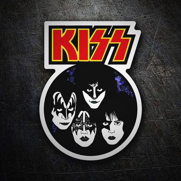 Logo KISS con i membri della band 0