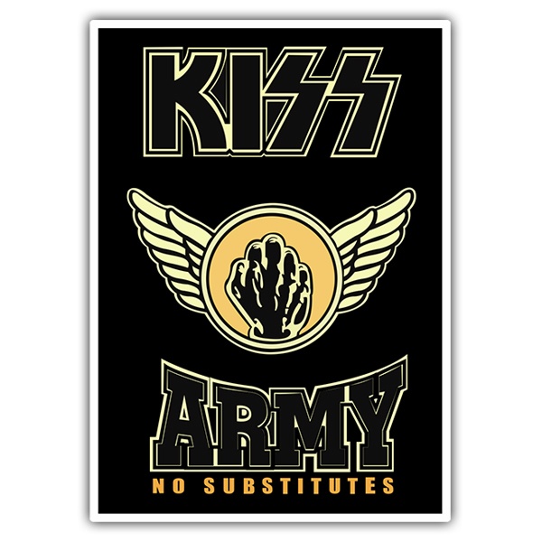 Adesivi per Auto e Moto: Kiss Army