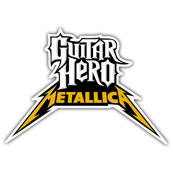 Adesivi per Auto e Moto: Guitar Hero Metallica 0