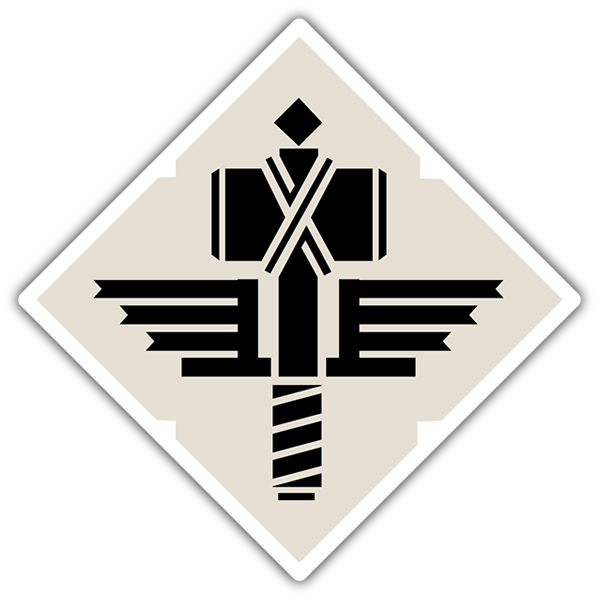 Adesivi per Auto e Moto: Manowar Escudo