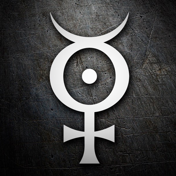 Adesivi per Auto e Moto: Marilyn Manson Simbolo Circolare