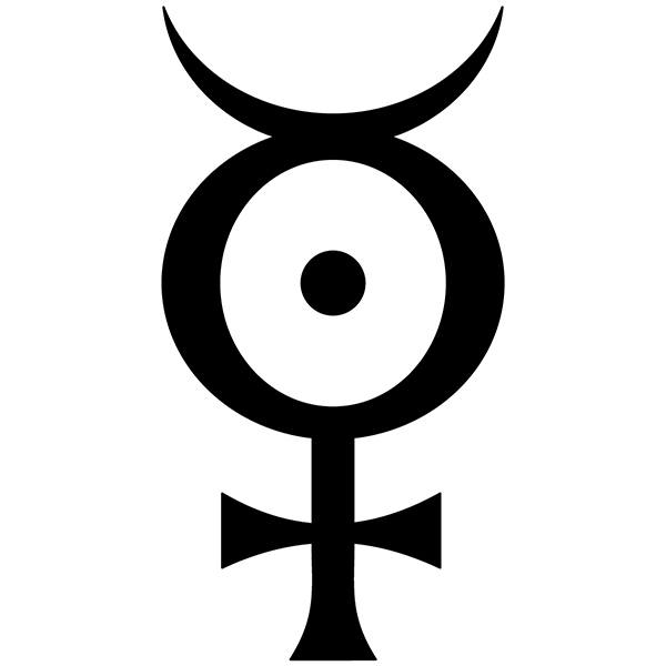 Adesivi per Auto e Moto: Marilyn Manson Simbolo Circolare