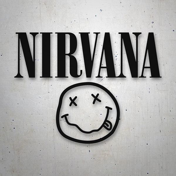 Adesivi per Auto e Moto: Nirvana e Smiley Ubriaco