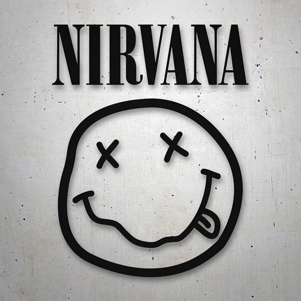 Adesivi per Auto e Moto: Nirvana con Smiley Ubriaco