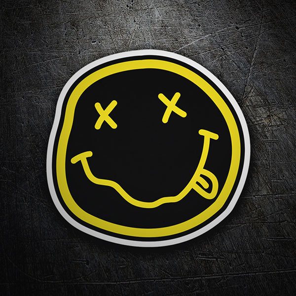 Adesivi per Auto e Moto: Smiley Nirvana