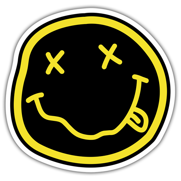 Adesivi per Auto e Moto: Smiley Nirvana