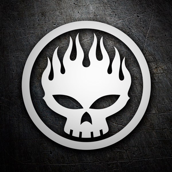 The Offspring teschio in fiamme 0