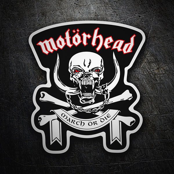 Adesivi per Auto e Moto: Motörhead March ör Die 1