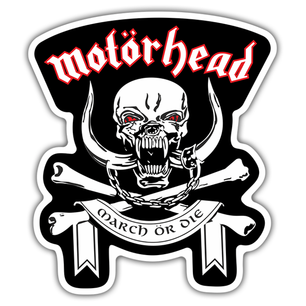 Adesivi per Auto e Moto: Motörhead March ör Die