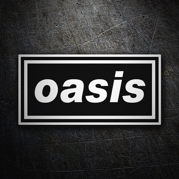 Adesivi per Auto e Moto: Logo Oasis in Design Minimalista