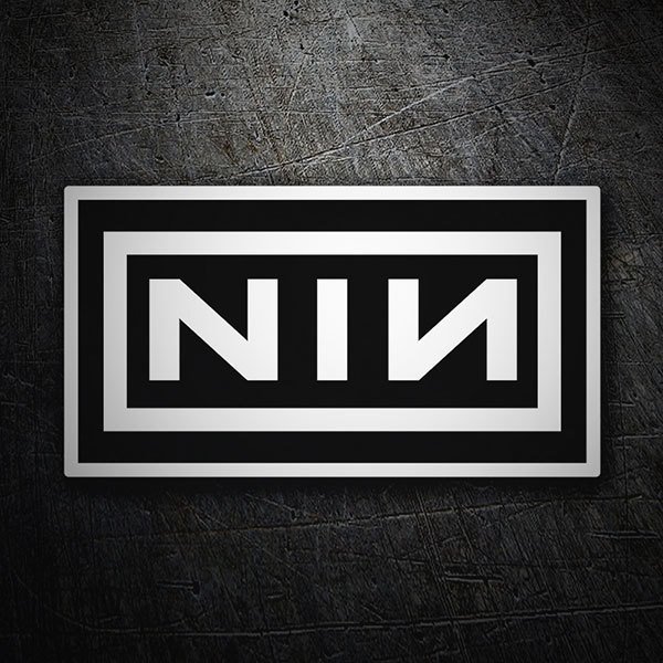 Adesivi per Auto e Moto: Nine Inch Nails Logo