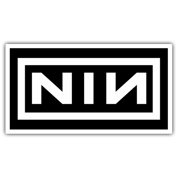 Adesivi per Auto e Moto: Nine Inch Nails Logo