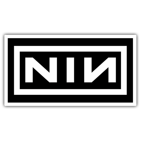 Adesivi per Auto e Moto: Logo Nine Inch Nails