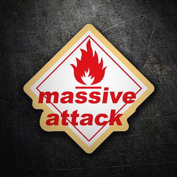 Adesivi per Auto e Moto: Massive Attack - Blue Lines