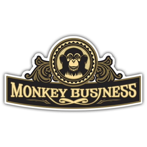 Adesivi per Auto e Moto: The Black Eyed Peas - Monkey Business