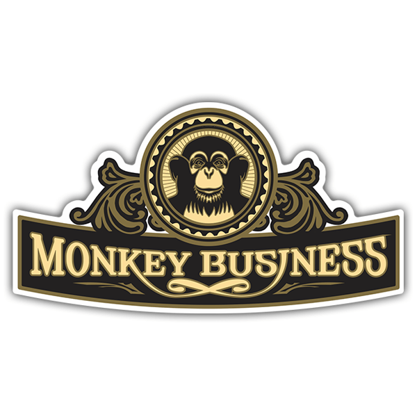 Adesivi per Auto e Moto: The Black Eyed Peas - Monkey Business 0