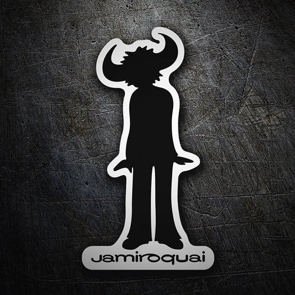 Adesivi per Auto e Moto: Logo Buffalo Man di Jamiroquai