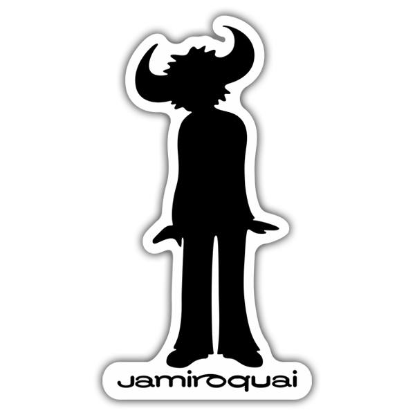 Adesivi per Auto e Moto: Logo Buffalo Man di Jamiroquai