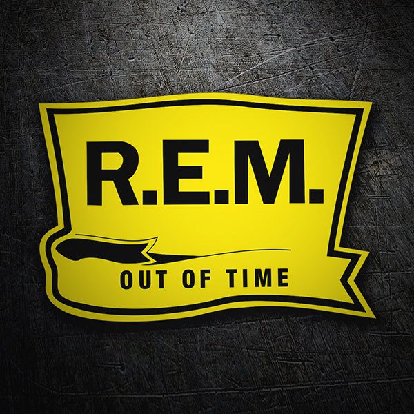 Adesivi per Auto e Moto: R.E.M. - Out of Time