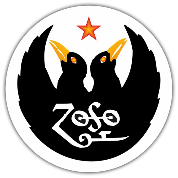 Adesivi per Auto e Moto: Led Zeppelin IV - Zoso