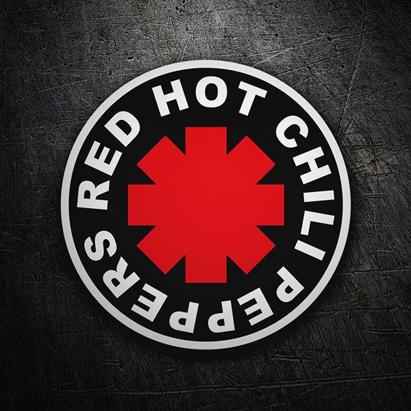 Adesivi per Auto e Moto: Red Hot Chili Peppers Nero