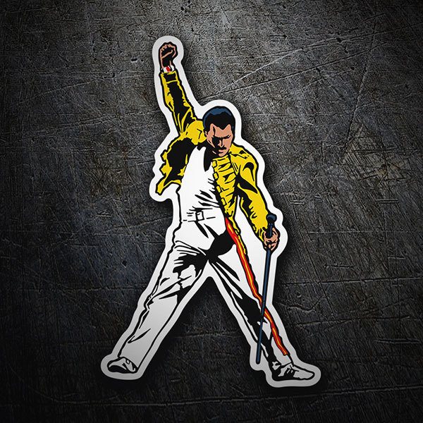 Freddie Mercury con giacca gialla 1/4