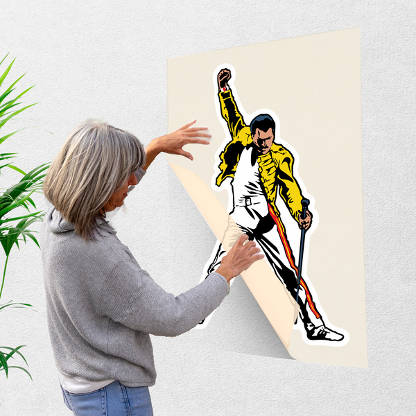 Freddie Mercury con giacca gialla 4/4