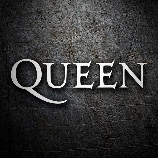 Adesivi per Auto e Moto: Logo di Queen in Stile Musicale