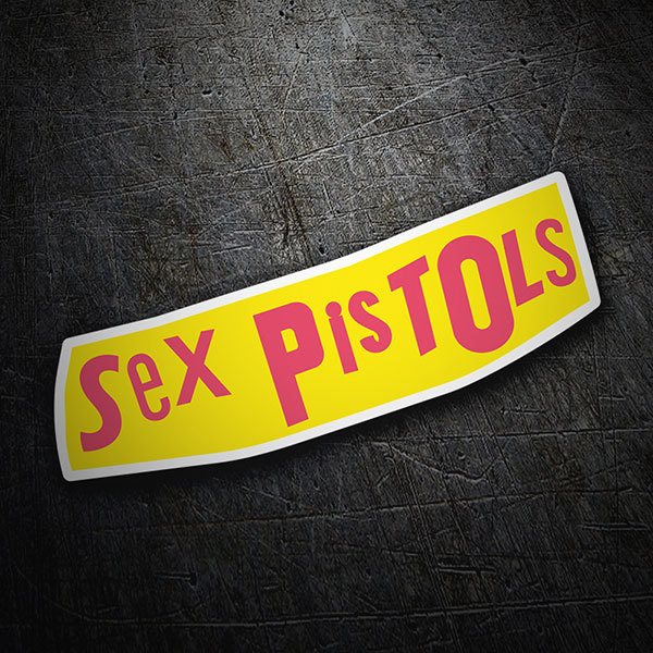 Adesivi per Auto e Moto: Logo Sex Pistols in Lettere Audaci