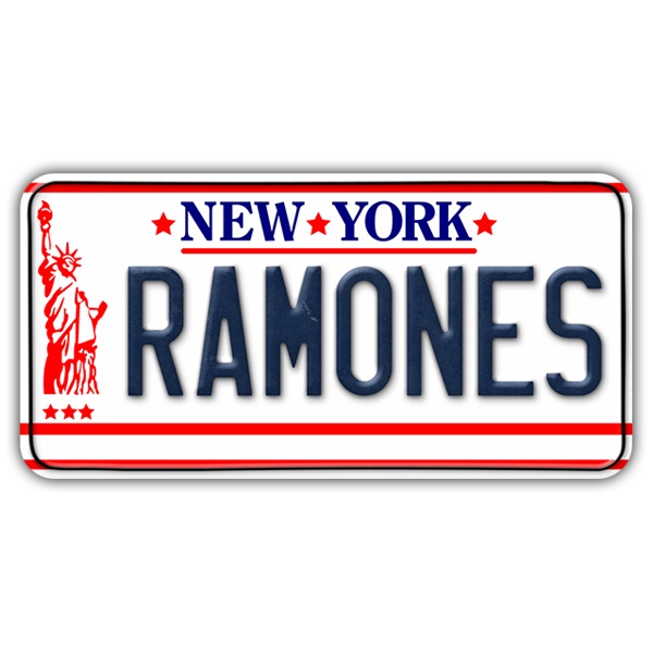 Adesivi per Auto e Moto: Ramones Matricola