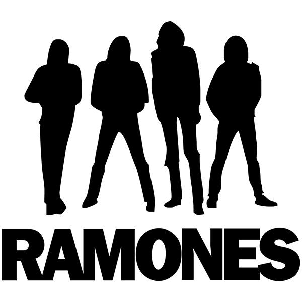 Adesivi per Auto e Moto: Sagome dei Ramones