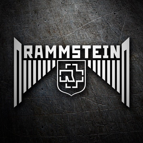 Adesivi per Auto e Moto: Rammstein Emblema