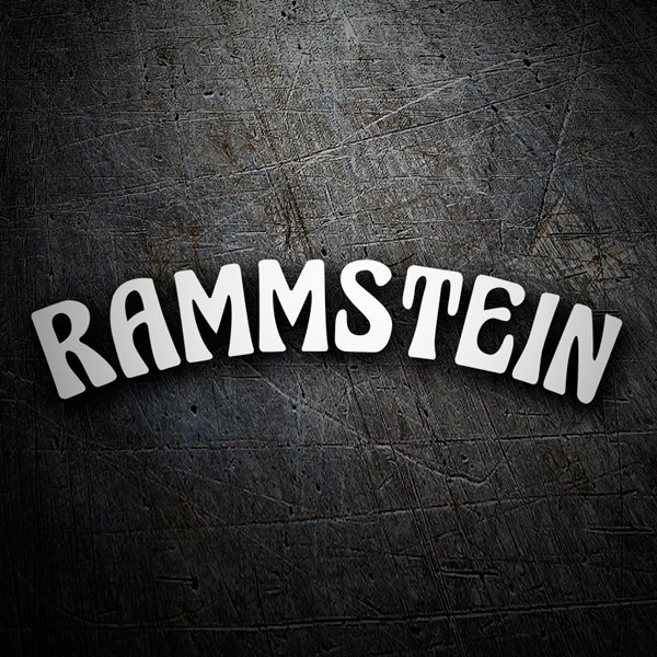 Adesivi per Auto e Moto: Rammstein - Mein Land con Testo ad Arco