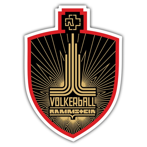 Adesivi per Auto e Moto: Rammstein - Völkerball