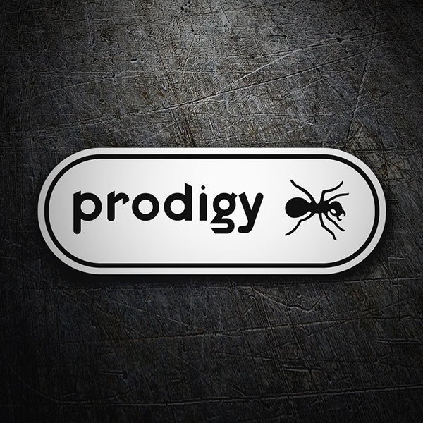 Adesivi per Auto e Moto: Logo Prodigy con Formica