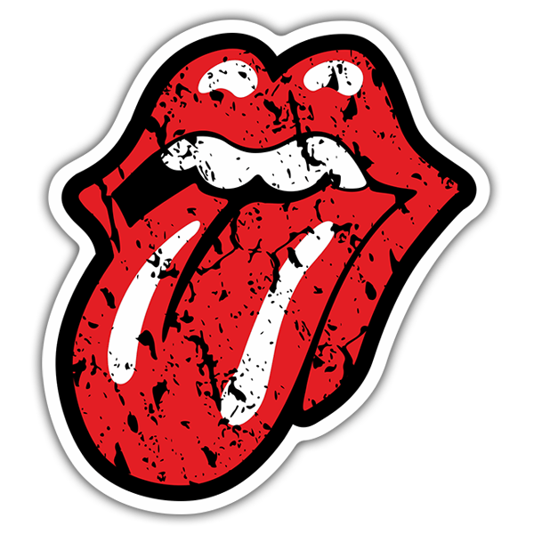 Adesivi per Auto e Moto: The Rolling Stones logoro