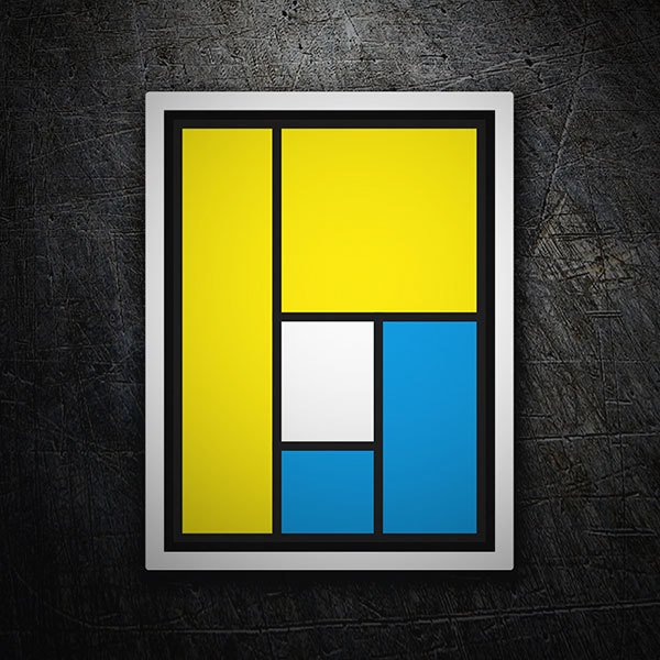 Adesivi per Auto e Moto: Logo Pearl Jam con Formas Geom&eacute;tricas