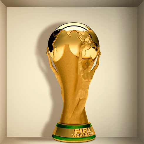 Adesivi Murali: Coppa del Mondo FIFA effetto nicchia 3D