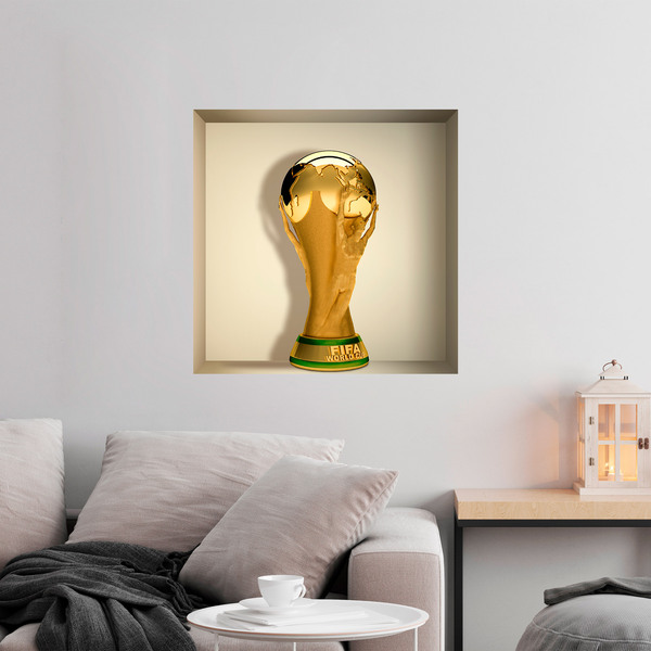 Coppa del Mondo FIFA effetto nicchia 3D 2/4