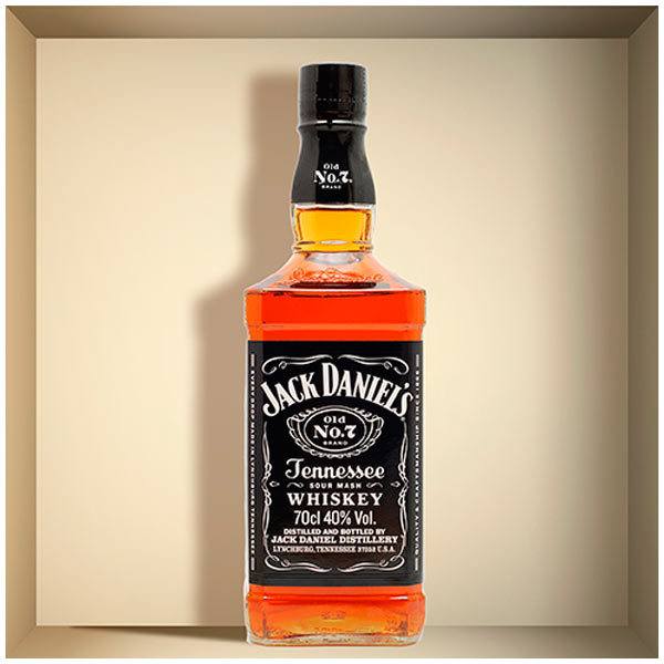 Adesivi Murali: Bottiglia di Jack Daniels nicchia