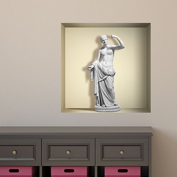 Adesivi Murali: Statua di Venere nicchia 1