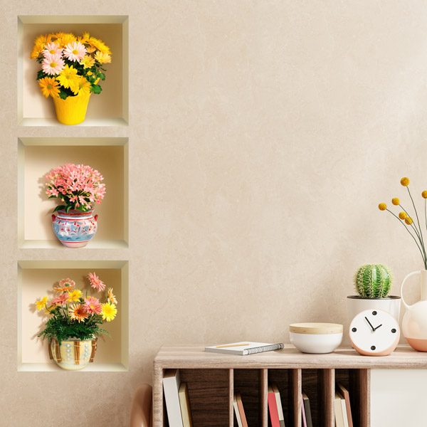 Adesivi Murali: Nicchia Fiori