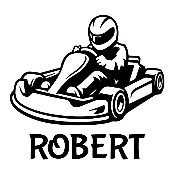 Adesivi per Bambini: Kart personalizzato