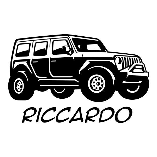 Adesivi per Bambini: Jeep personalizzata